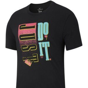 NWT Nike Dri-Fit 90s retro style black tee XL Tall